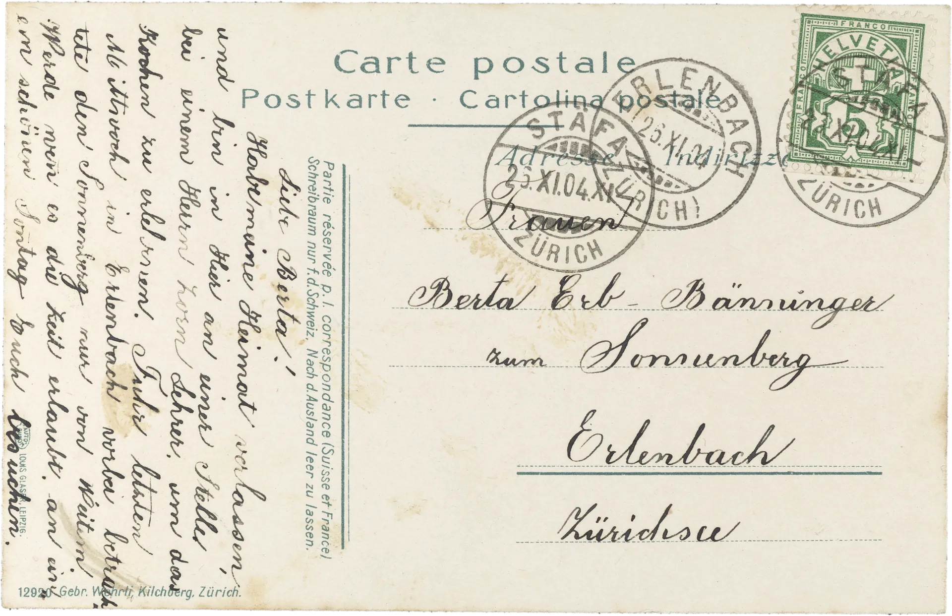 Stäfa – Rückseite