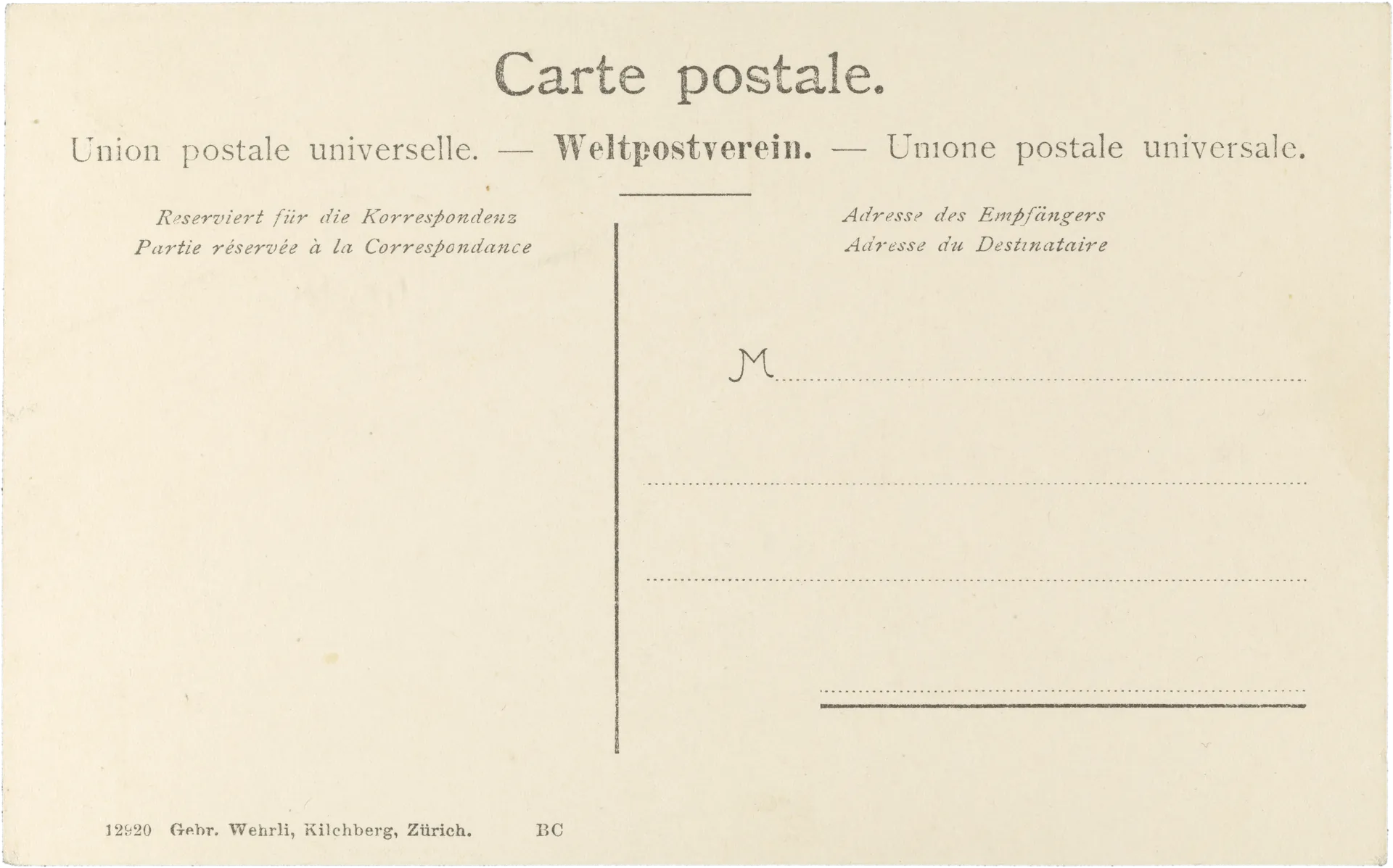 Stäfa – Rückseite